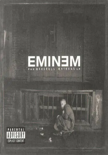Eminem The Marshall Mathers Album Rap Music Silk Fabric Wall Poster Art Decor Sticker Bright