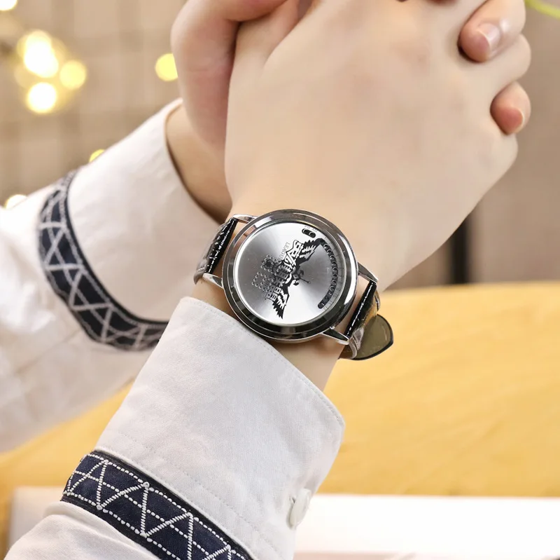 

LED Touch Screen Watch LED Anime Creative Fashion Students League Wing Touch Watch Students Cool