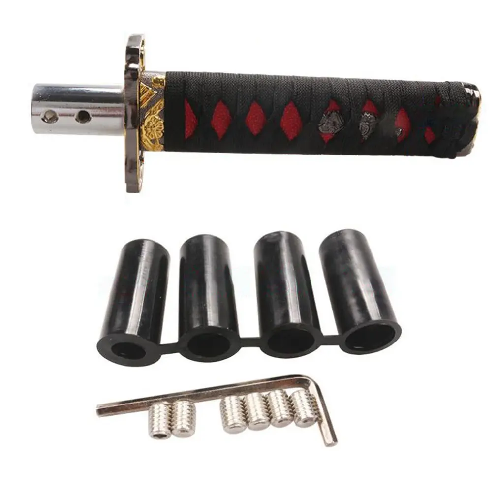 

Automobile Universal Modification Accessories Classic Japanese Braided Samurai Metal Automatic Shift Head