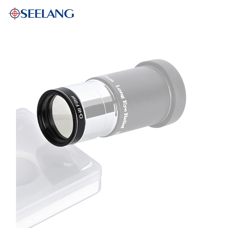 OSEELANG 1.25" 18nm O-III Filter Cuts Light Pollution for Astronomy Telescope Eyepiece 1.25 inch OIII Filter OSL-242 2