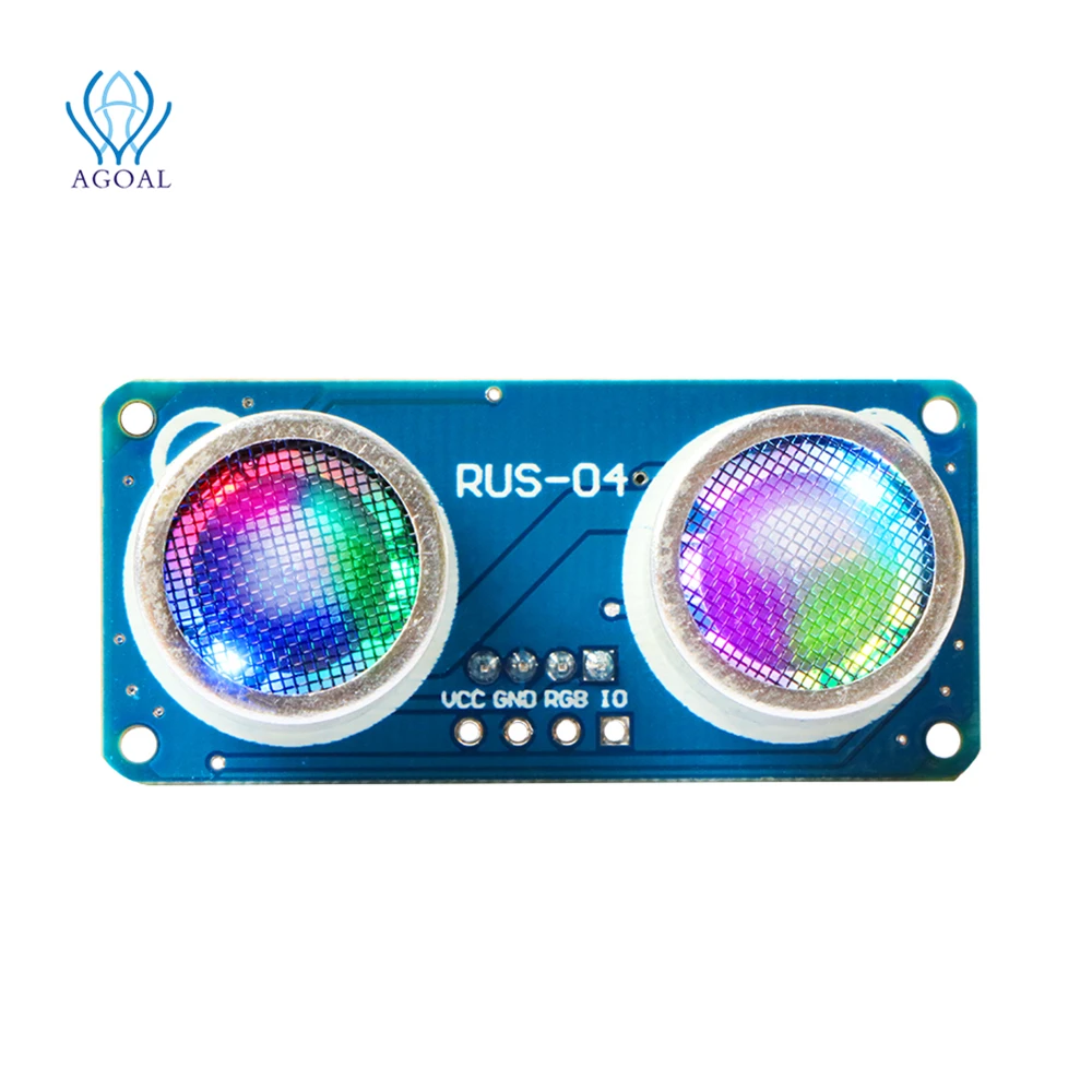 RUS 04 Ультразвуковой Модуль с цветовой моделью RGB светильник расстояние Сенсор