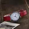 Classique femmes montres décontracté Quartz bracelet en cuir bracelet montre ronde analogique horloge montres-bracelets ► Photo 2/6