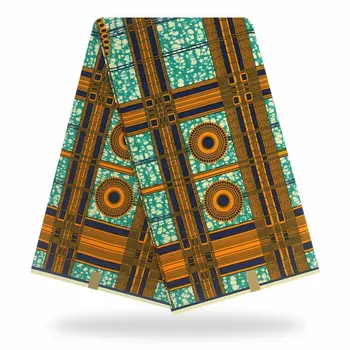 

Ankara African Polyester Wax Prints Fabric Real Wax High Quality 6 yard African Fabric for Party Dress