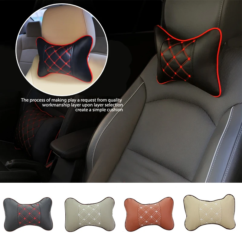 Health Car Seat Headrest Memory Foam Travel Pillow Head Neck Support Cushion