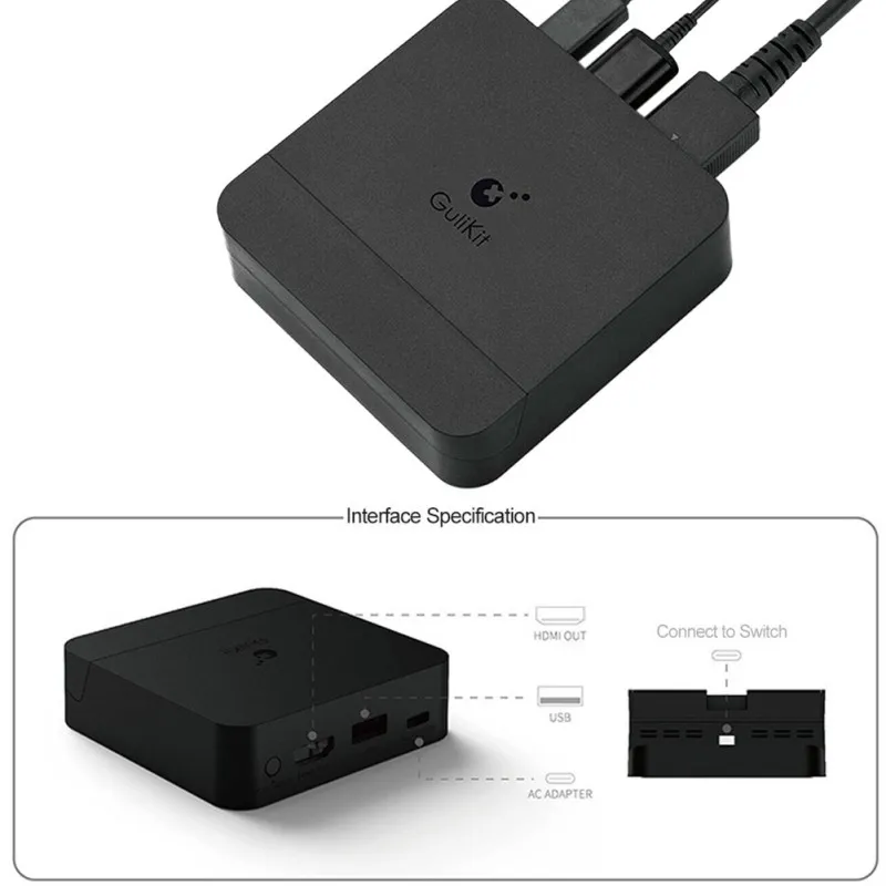 

USB N-Switch Docking Charger Stands Support TV Mode NS05 For Nintendo Switch Dock Stand 5V 3A USB Power Supply