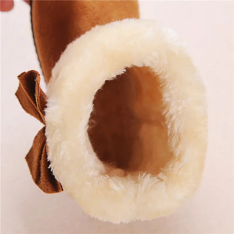 

2019 Autumn & Winter New Style CHILDREN'S Shoes Snow Boots Suede Anti-slip plus Velvet Warm Children Cotton-padded Shoes
