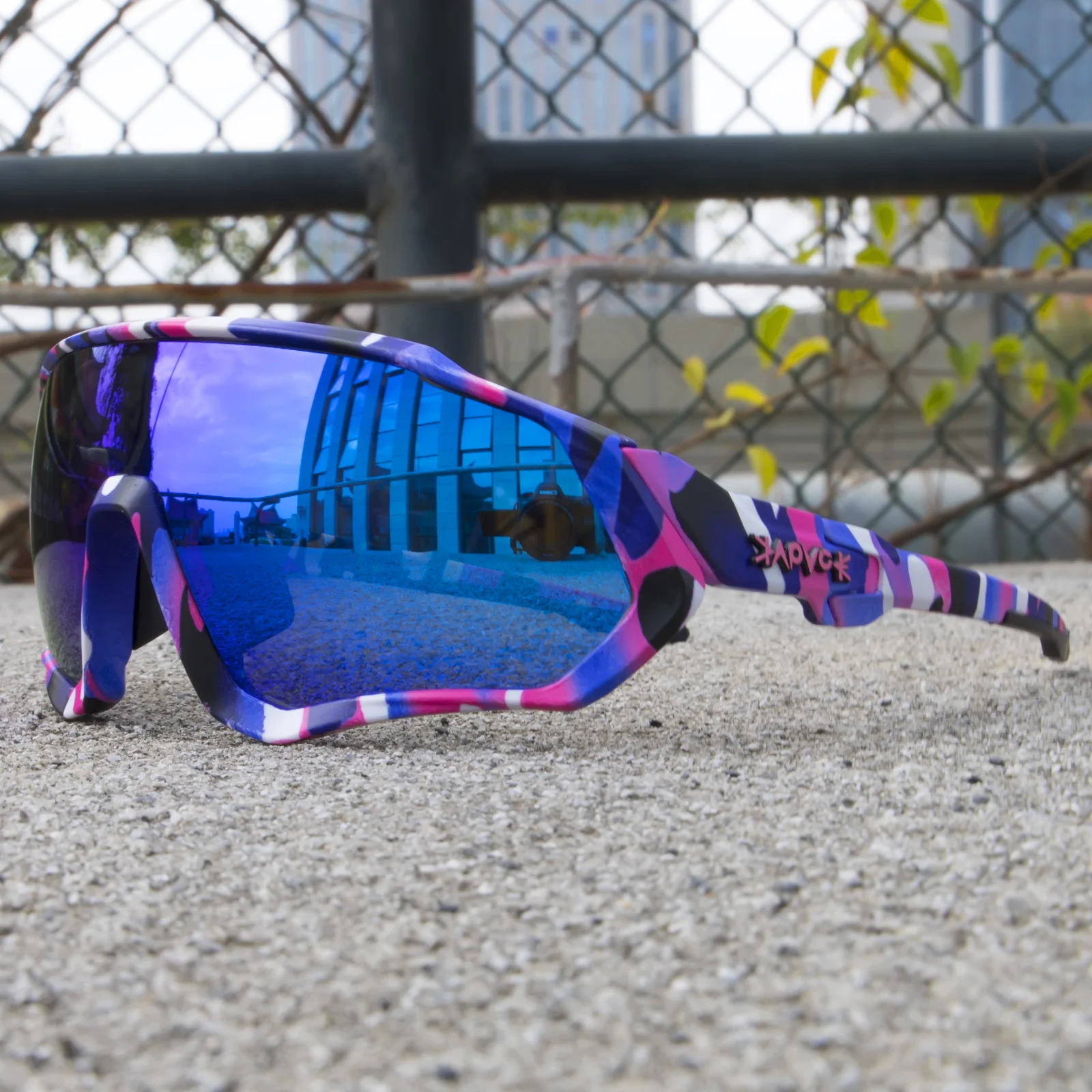 Спортивные поляризационные очки с 5 линзами для бега езды на велосипеде Mtb