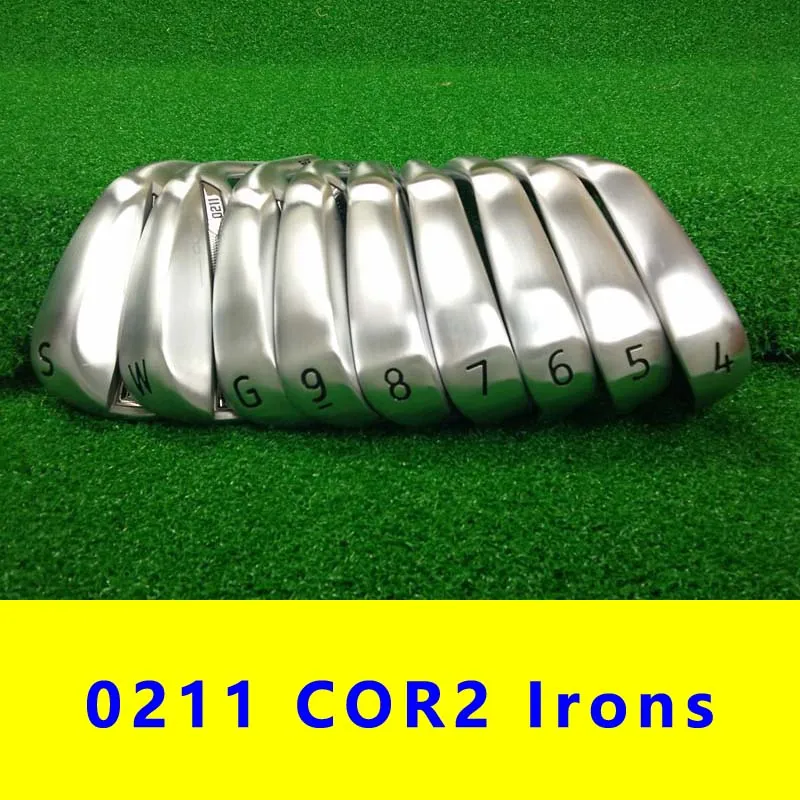 0211 Forged Golf Irons Golf Clubs Iron Set 4-9WGS 9Pcs Steel Graphite Black Shaft Driver Fairway Hybrid Wedge Putter HeadCover