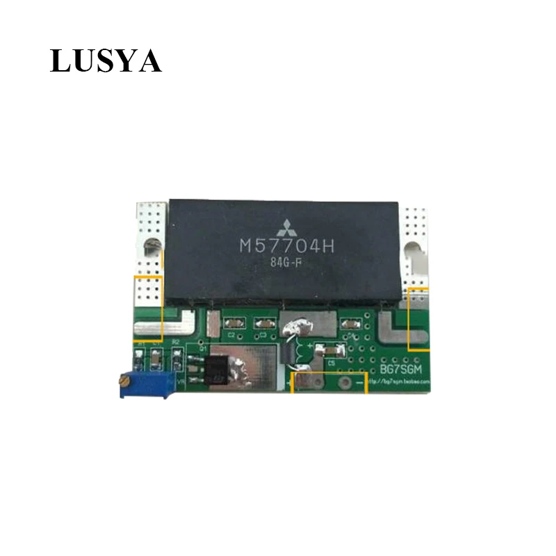 

Lusya 20W RF Power Amplifier Board Transceiver Circuit PCB For 450C 433 digital radio T0116
