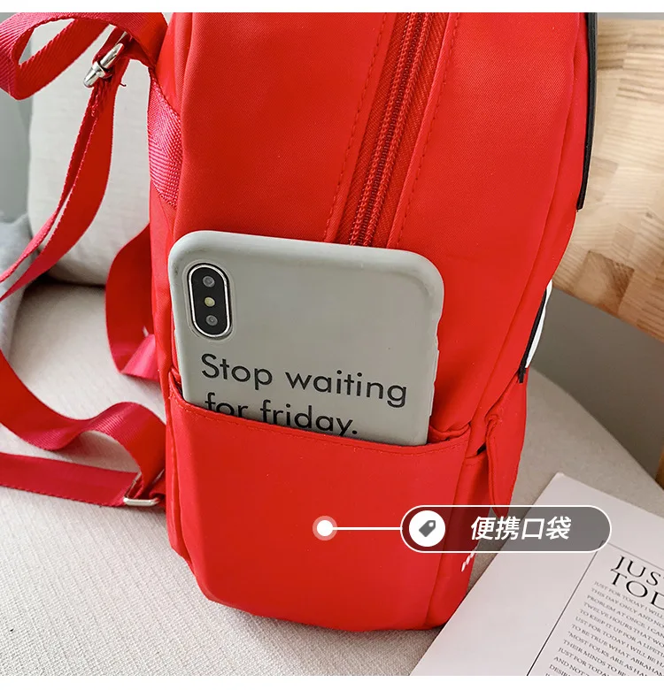 Милая Детская сумка с рисунком Микки, нейлоновая сумка для родителей и детей, модный рюкзак, дорожная сумка для школы, многофункциональные сумки