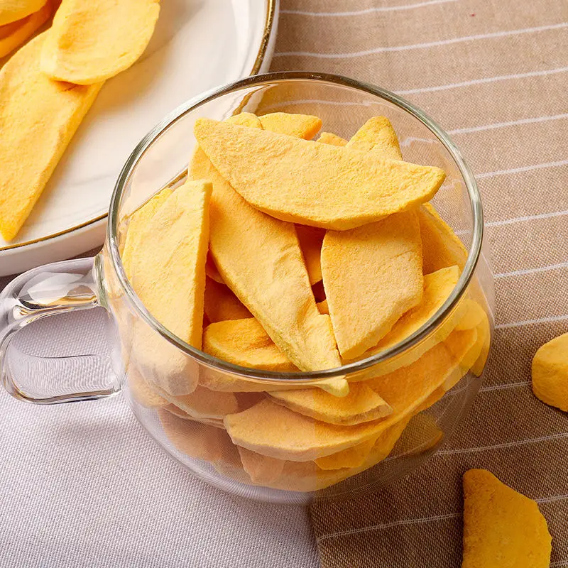 Mango Freeze Dried Fruits Snacks Chunks - Non-GMO 100% Natural and Organically Processes Bake Material Cake Decorate | Дом и сад