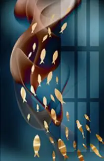 

More style Modern Abstract Fish Butterfly Bird Abstract Art Print Silk Poster Home Wall Decor 24x36inch