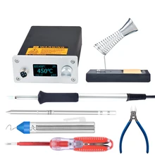 OLED 1,3 дюймов T12 паяльная цифровая станция электронный паяльник паяльная статио паяльная металлическая ручка с паяльником