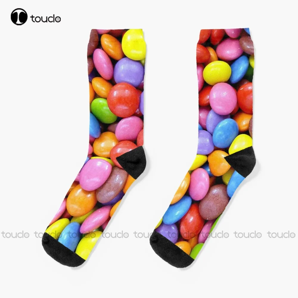 

Smarties Socks Softball Socks Personalized Custom Unisex Adult Teen Youth Socks 360° Digital Print Hd High Quality Funny Sock