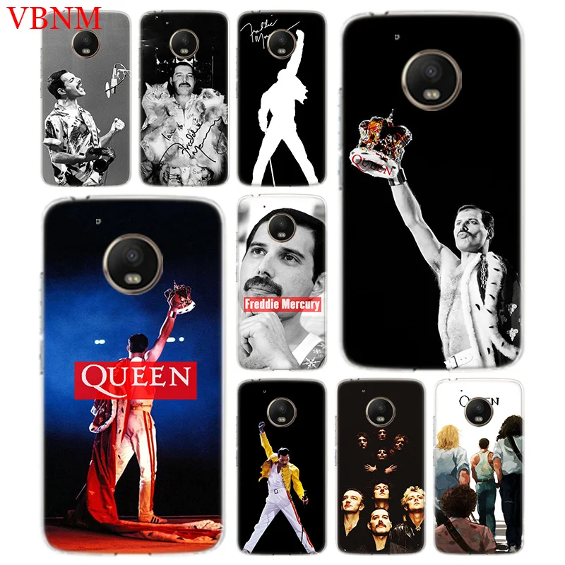

Queen Freddie Mercury King Cover Phone Case For Motorola Moto G7 G6 G5S G5 E4 Plus G4 E5 Play X4 Patterned Customized Coque