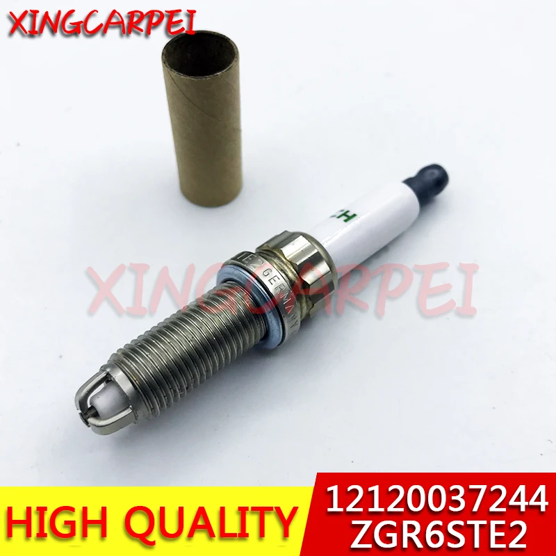 6pcs ZGR6STE2 12120037244 12120034091 12120038349 12120034087 Iridium Spark Plug For B MW E60 E90 E92 E93 135i 335i 535i
