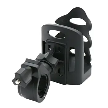 

1pc Lightweight ABS Black Motorcycle Drink Bottle Cup Holder 360º Degree Rotating Drinks Mount Universal For ATV Accessories
