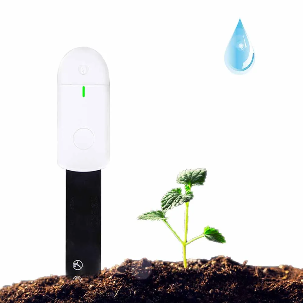 

Plant Grass Flower Care Flora Sensor Monitoring Soil Moisture Sensor Monitor Waterproof Compact Indicator Light Soil Hygrometer