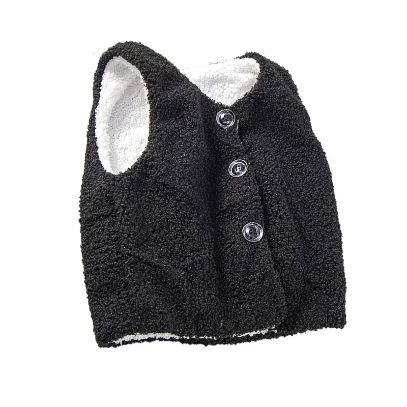 Fleece Kids Vest For Girls Waistcoat Toddler Girl Vest Infant Warm Winter Waistcoat Autumn Sleeveless Jacket Children Outwear
