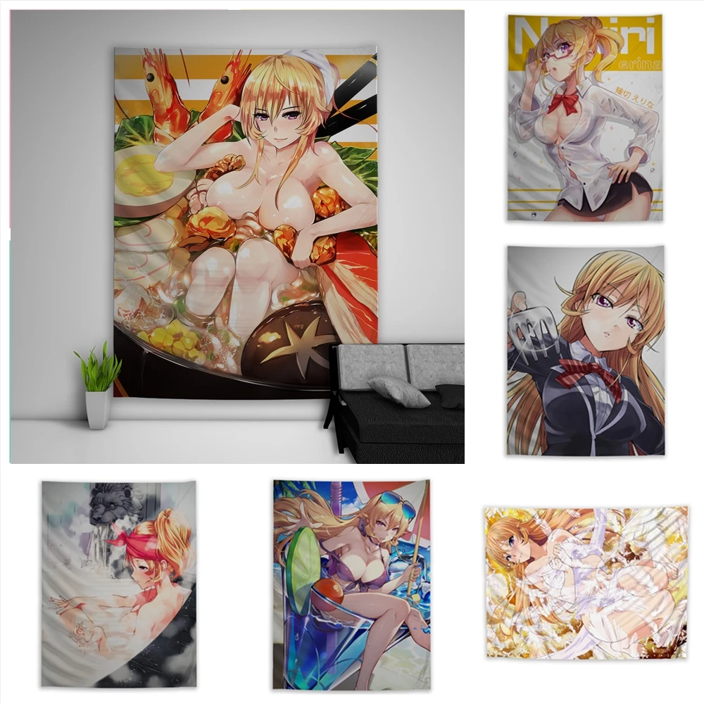 Shokugeki no Soma Nakiri Erina гобелен художественный настенный диван столик для кровати домашний Декор подарок