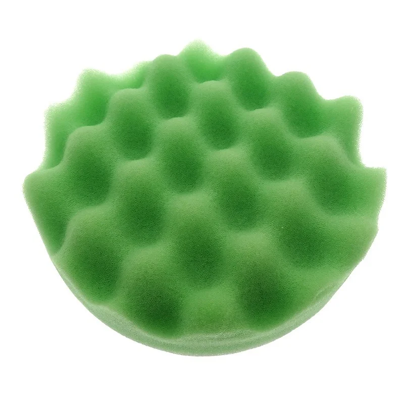 Drill Brush Foreign Trade Source 5 Inch 8-piece Wave Car Polishing Sponge Car Cleaning Waxing Polishing Washing Sponge