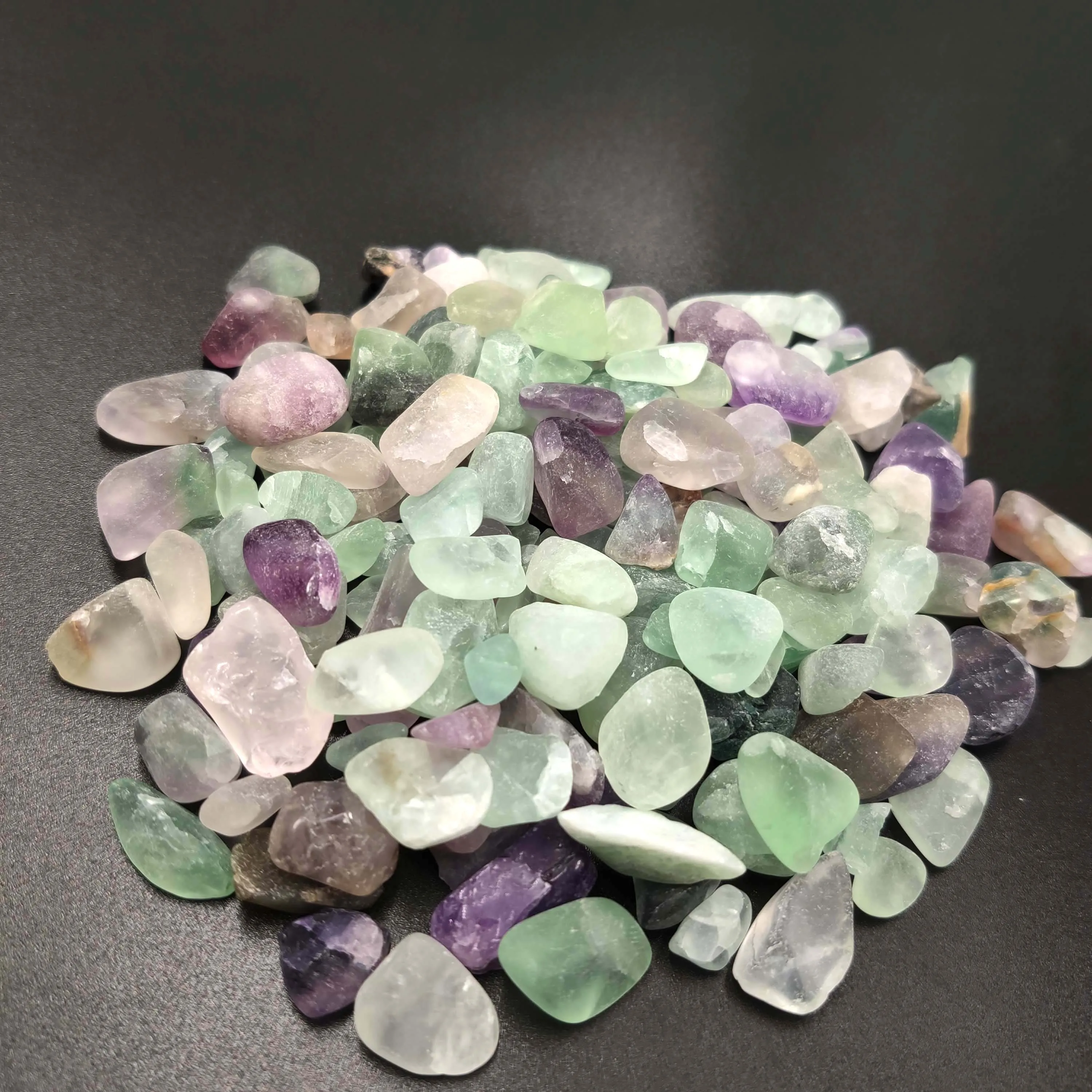 

50g Natural Fluorite Quartz Crystal Stone Rock Rough Polished Gravel Specimen natural stones and minerals happy fish tank stone