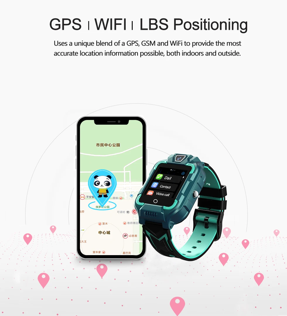M66 kids gps watch