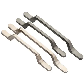 

Zinc Alloy Modern Simplicity Decorative Furniture Wardrobe Handle Solid Thickened Pearl Gray Cabinet Door Handles Hardware Knobs