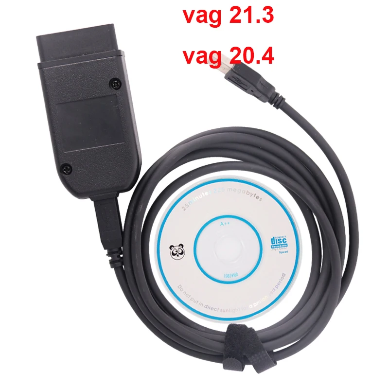 Herramienta de diagnóstico Vag Com 21,3, interfaz hexagonal v2, 20,4 Vagcom, para VW, AUDI, Skoda, Seat, multilenguaje, ATMEGA162 + 16V8 + FT232RQ