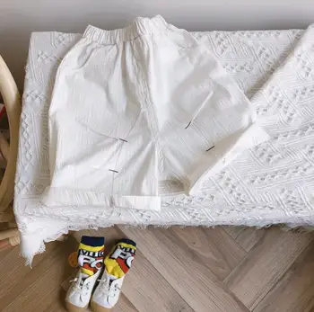 

2020 New Boys Cotton Linen Shorts Fashion Summer Kids Shorts 3-8 Years PY729