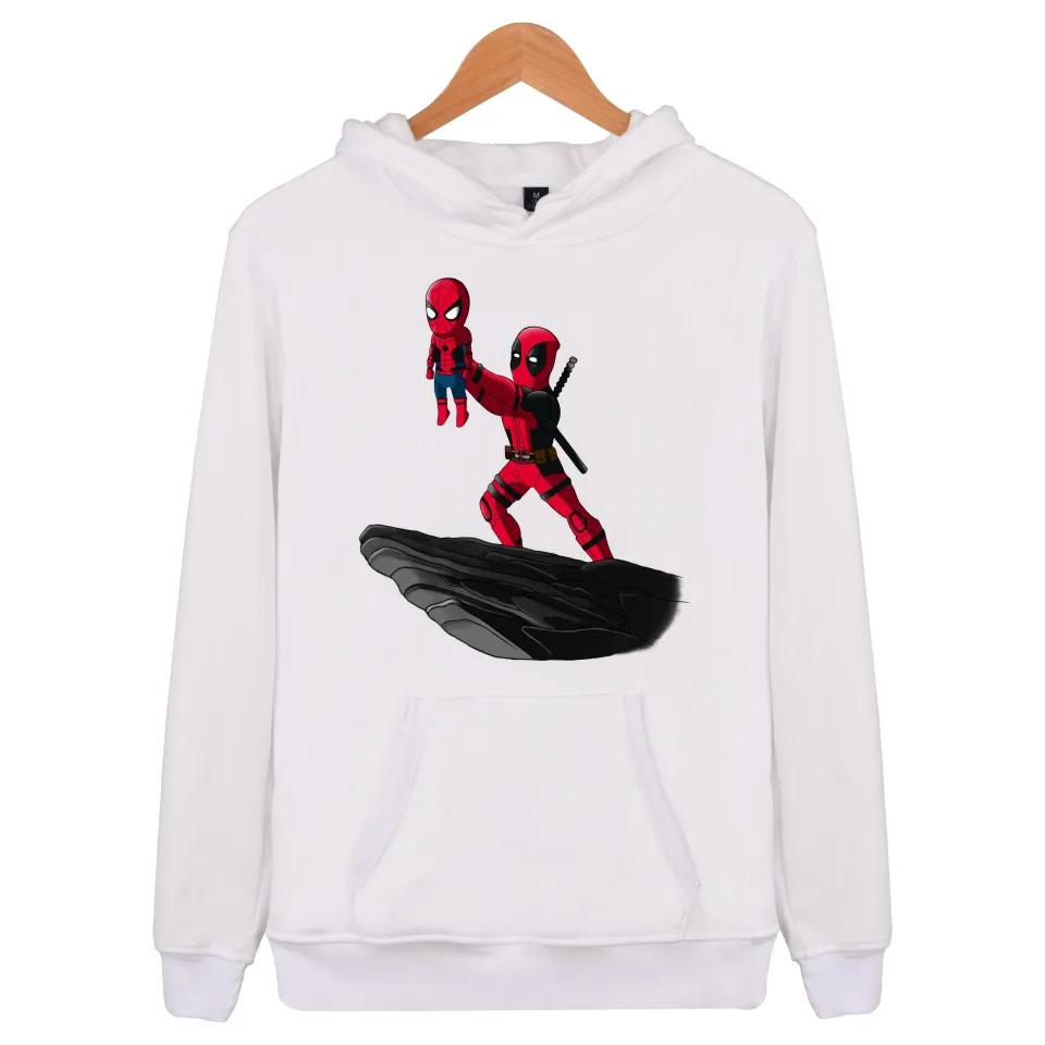 

Cute Funny Deadpool Hoodies Sweatshirt in men/women long sleeve autumn warm Fashion harajuku Print Skateboard Pullovers clothes