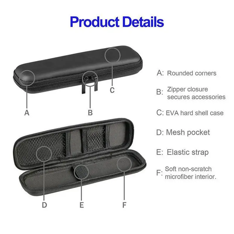 EVA Hard Shell Stylus Pen Pencil Case Holder Pen Storage Container Stylus Bag Protective Ballpoint Box pen holder stationery storage box capybara pencil case