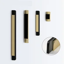 Modern Gold Chrome Kitchen Handle Cabinet Knobs and Handles Fashion Drawer Knobs Pulls Furniture Handle Door Hardware