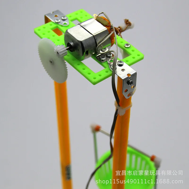 

Elevator Model Elevator DIY Assembled Kit Children'S Educational Science And Technology Small Production Science Experiment Toy