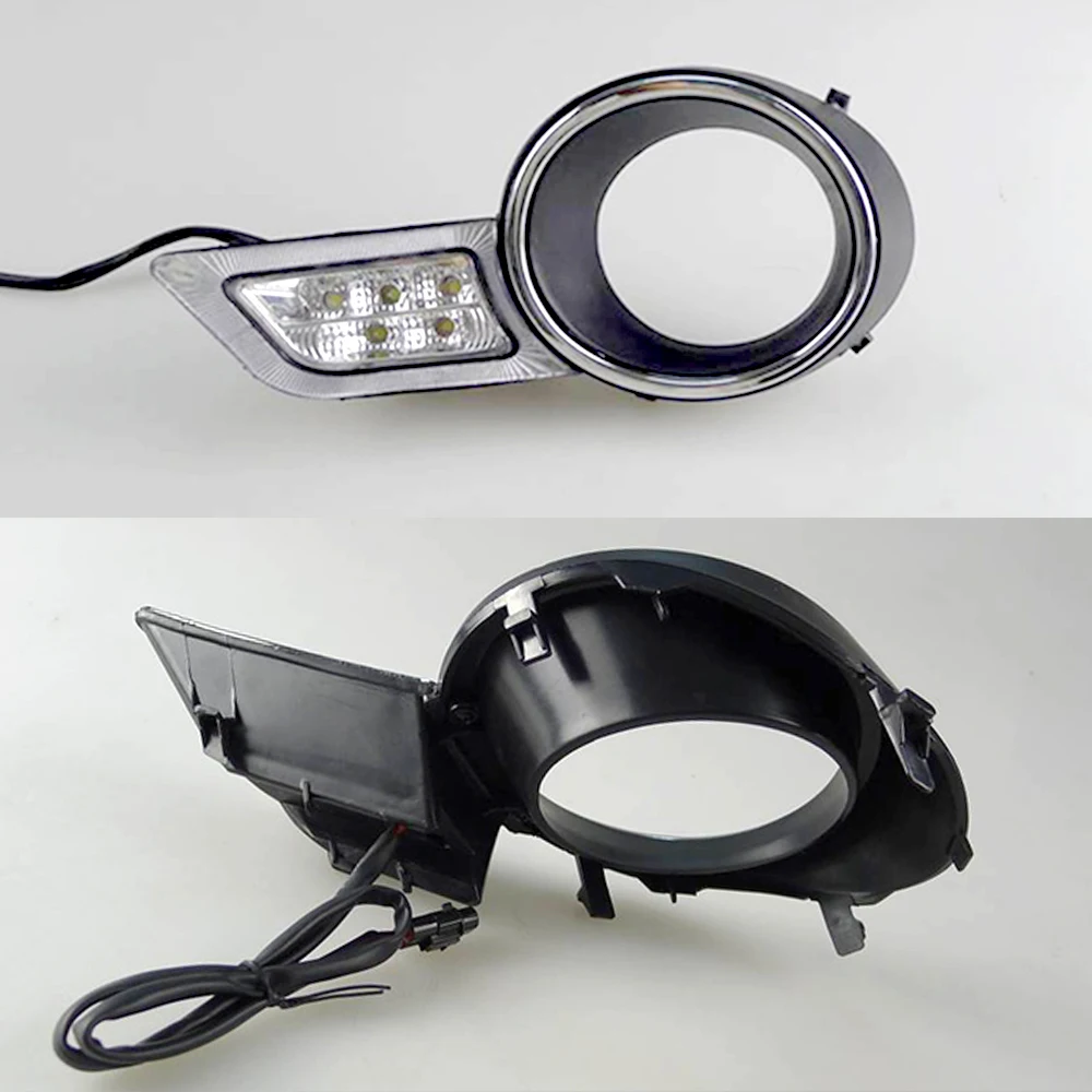 CSCSNL 2 шт. для Toyota Highlander 2009 2010 2011 светодиодный DRL дневные ходовые огни дневного света водонепроницаемый противотуманные фары белый