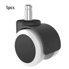 5 шт. Slipstick 2 дюймовый напольный защита резиновый ролик офисного кресла колеса Стандартный размер кронштейна крепления руля колесики-ролики