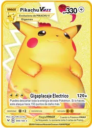 Cartes en métal Pokemon espagnol brillantes, Pikachu Charizard Anime, Collection pour enfants, jouets de commerce, carte de jeu, nouvelle meilleure vente 