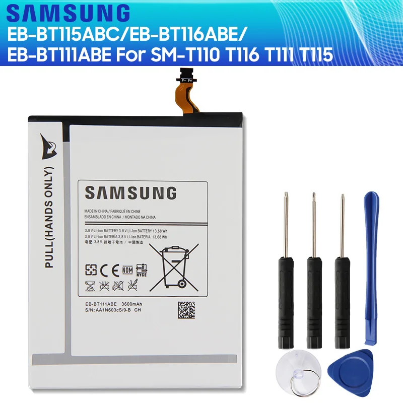 Оригинальная Аккумуляторная батарея SAMSUNG фотосессия телефон Samsung Tab3 Lite 3600
