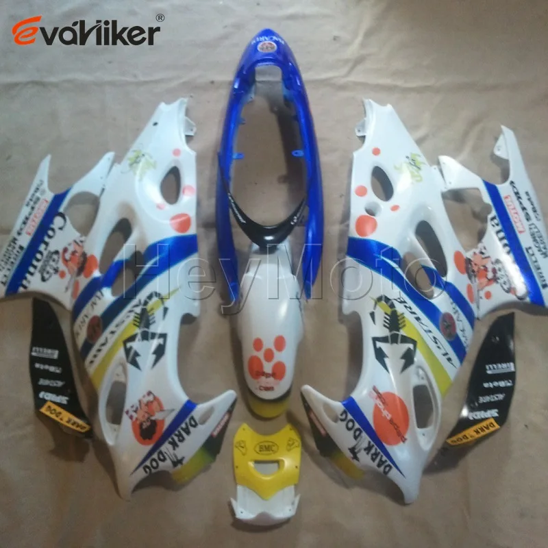 Пользовательские мотоциклетные панели для GSX600F Катана 2003-2006 2004 2005 мотор обтекатель пластиковый комплект заказ+ ABS граффити H2 - Цвет: E