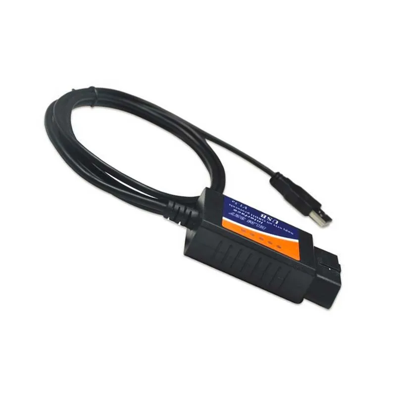 Автомобильный диагностический интерфейс ELM327 USB V1.5 OBD2 сканер ELM 327 в 1 5 OBDII