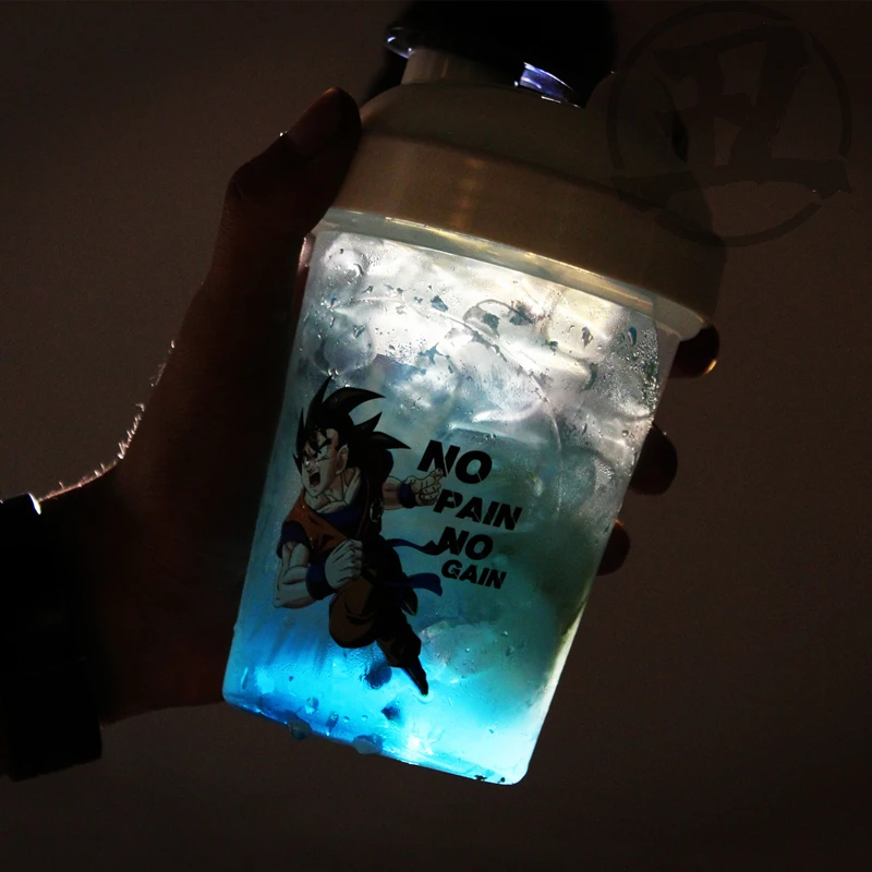 Аниме Драконий жемчуг, сын Goku Косплей Опора Saiyan Goku Kakarotto стакана воды ПВХ чашка для кофе 500 мл уличные спортивные Портативный чашки