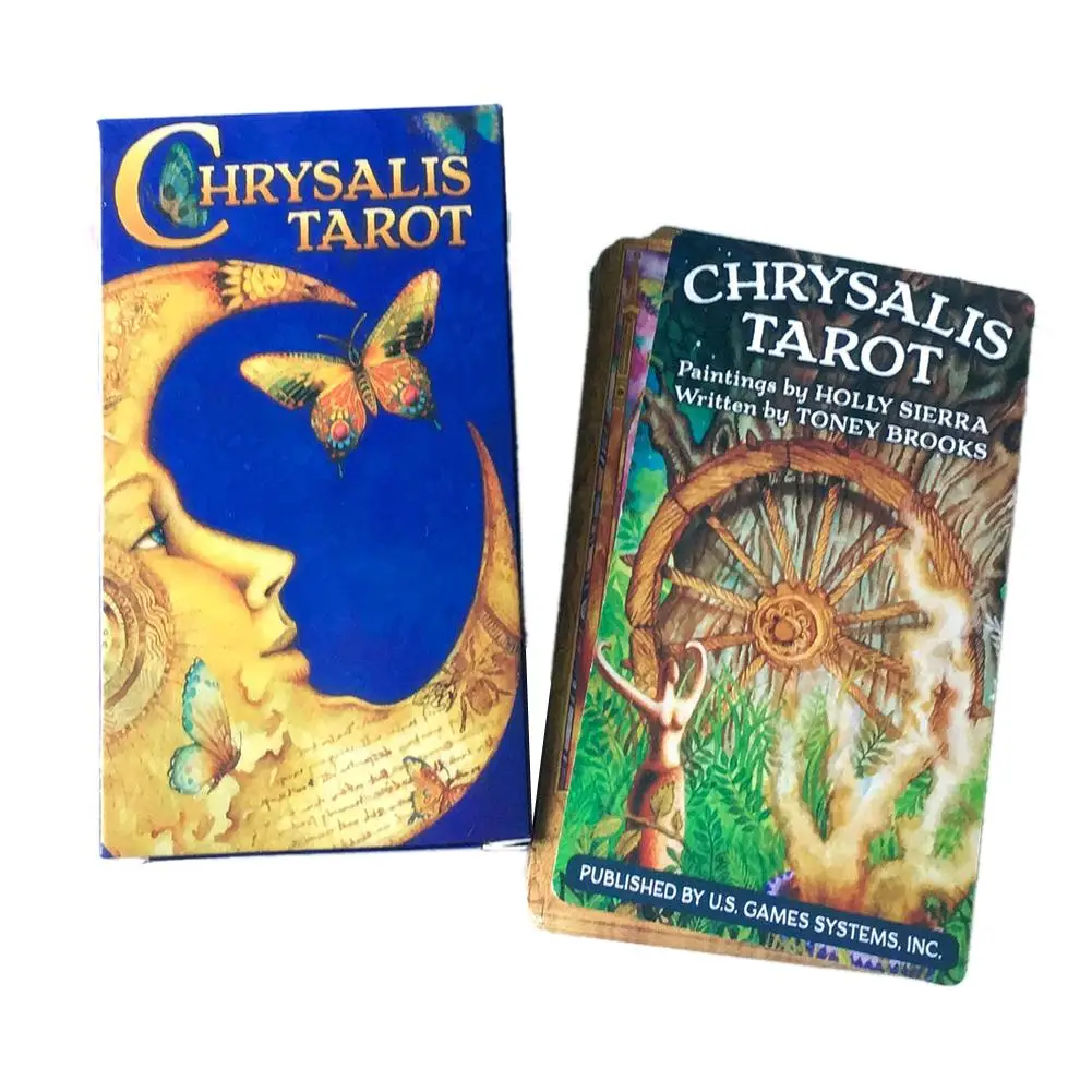 78 Sheets English Chrysalis Tarot Deck Board Games Tarot Cards For Women Family Gift Party Playing Card Entertainment Games
