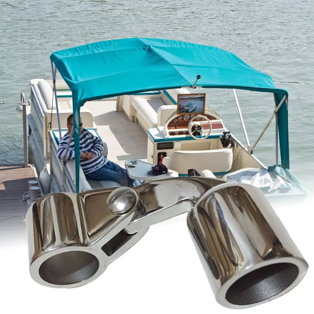 Морская Моноволокно раздвижная втулка со специальным локоть Выдвижная крышка набор 25 мм тент зонтик трубка соединение фиксирующее соединение