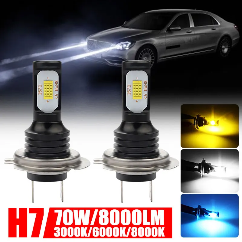Vehemo H7 DC12V автомобильный светодиодный фонарь передняя лампа лампы светодиодный противотуманный фонарь супер яркий светодиодный противотуманный фонарь