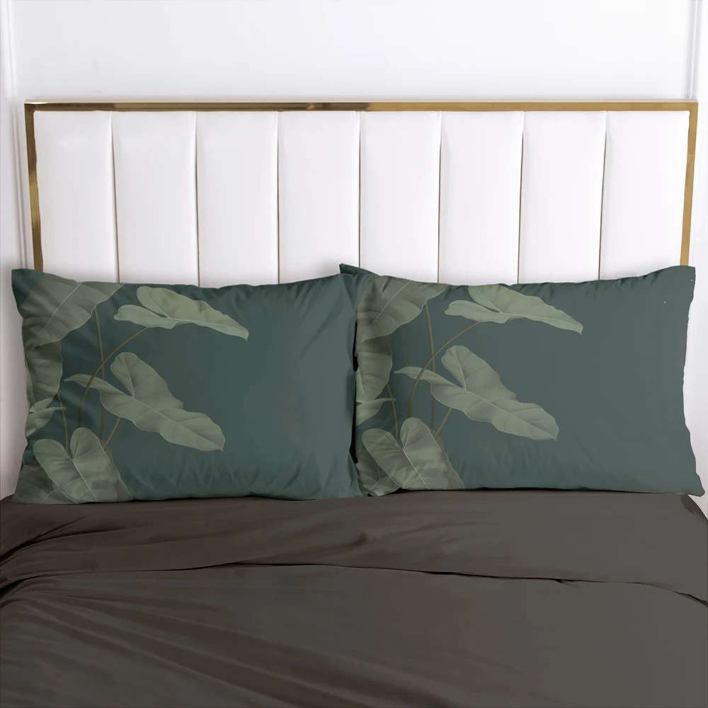 

2PCS 3D Pillow Cover 50x80 50x75 Nordic Black Decoration Throw Pillow Cases Bedding PillowCase Customize any size design
