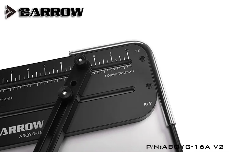 Barrow ABQYG-16A V2, Multi-angle Acrylic / PMMA / PETG Rigid hard tube bend shape computer water cooling.