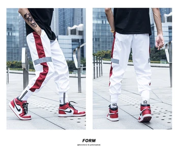 

ins super firepower hip-hop pants for men and women tide brand sports beam pants European and American hip-hop pants