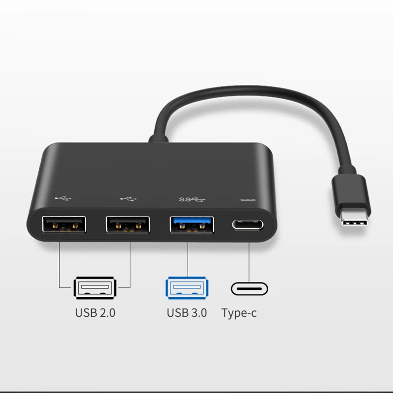 HOT-USB концентратор тип-c на 2 порта USB 2,0 USB 3,0 PD многофункциональный концентратор конвертер адаптер для ПК