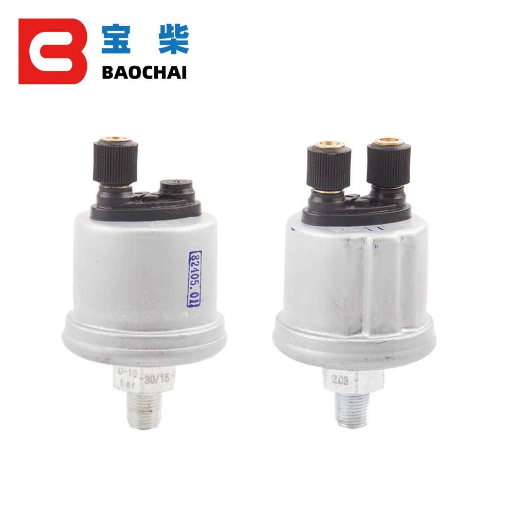 Oil Pressure Sensor Universal VDO Diesel Generator 0 To 10 Bars 1/8NPT Oil Induction Plug Generator Oil Sensor - 34