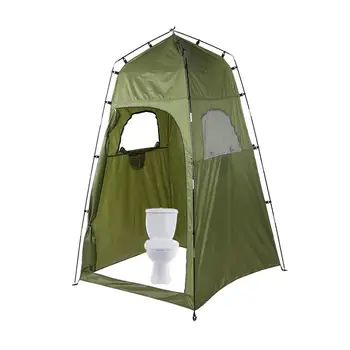 

210 T Portable Outdoor Shower Tent Camping Shelter Beach Toilet Privacy Changing Camouflage Room Moving Folding Tents